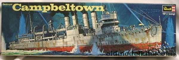 Revell 1/240 Campbeltown Destroyer -  (USS Buchanan) Destroyer, H450 plastic model kit